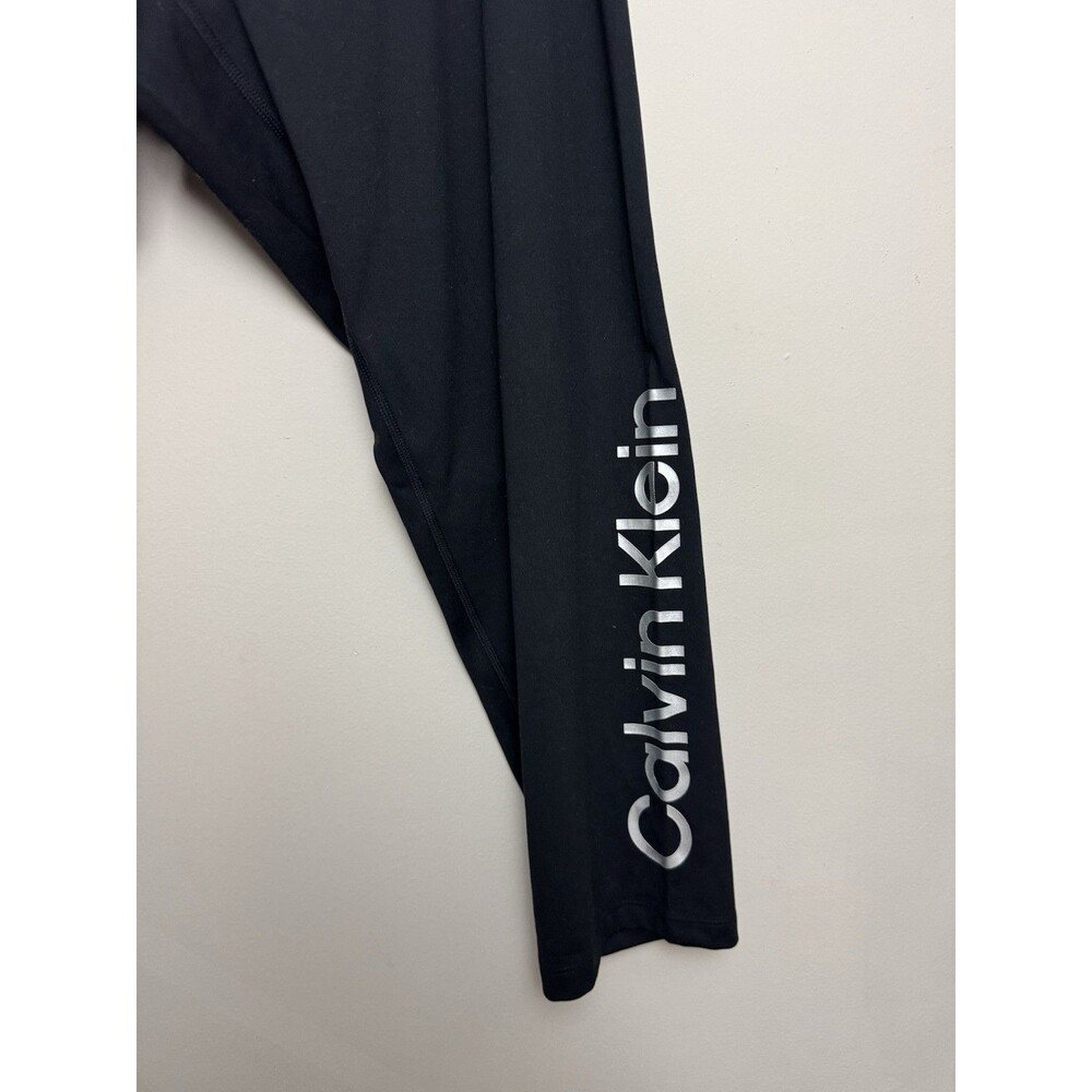 Calvin Klein Womens Performance Leggings Plus Size 3X BLack Stretch Pants - Picture 3 of 4